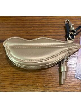 Women's Diane von Furstenberg Gold Lip Key Holder One Size